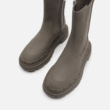 Genuine Leather Women Boots Luxury Brand Platform Boots Women Chunky Heel Chelsea Boots Women Ankle Boots Winter