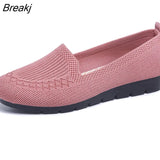 Hot Women's Flats Woman Shoes Comfort Ladies Shoe Loafers Female Breathable Mesh Slip On Casual Women Footwear