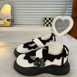 shoes on heels 2022 new lolita shoes spring autumn Mary Jane sweet platform shoes college girls JK uniform shoes women's