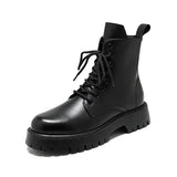 Breakj Boots Men's British Boot Men's 2023 Bright Leather Work Leather Shoes