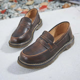 Lolita Girl Women Maid Boots Shoes Round Toe Leather Shoes Japanese JK High School Uniform Kawaii Anime