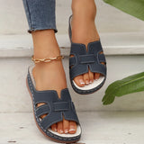 Breakj Polyurethane Sole Slippers Women's 2025 Summer New Large-Size Women's Cool Drag Slopes And Women's