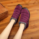Women Winter Boots Black Snow Boots Waterproof Non-Slip Winter Lady Shoes Men Keep Warm Shoes Hiking