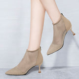 Breakj Hollow Cool Boots 2023 Spring And Summer New Mesh And Short Boots Tips High Help