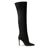 Furtado Spring Autumn Fashion Thigh High Boots Women Aexy Stilettos Long Boots Over The Knee High Boots Party Shoes