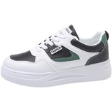 Breakj Small White Shoes Women 2025 Spring And Autumn New Trend Of Thick-Soled Shoes Korean Plate Tagonal Tagonal Student Women's