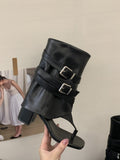 Breakj Design Rider Boots 2025 New Square Head Thick And High Fashion Cool Boots