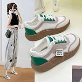 Breakj Korean Version Mesh Small White Shoes Female 2024 Summer New Student Mesh Shoes Casual Sole Breathable Board Shoes