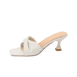 Summer New Peep Toe Flip Flop Sexy High Heel Women Slippers Ladies Elegant Gladiator Sandalias Shoes Zapatillas