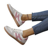 Women's Casual Sneakers New Women's Flat-Span Shoe Leather Soft Soles With Women's