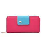 Women Leather Wallet Women's Clutch Bag Hasp Wallet Zipper Long Purses Card Holder High Quality Bolsa