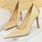 Shoes New Snake Pattern Women Pumps Sexy High Heels Party Shoes Stiletto Heels Wedding Shoes Large Size Female