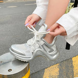 Designer Casual Sneakers For Women Dad Shoes Fashion Sneakers Leisure Shoes 2021 Women's Summer Shoes Chunky