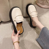 Breakj Version Fashion Thick Bottom Slippers Female Southeast Asian Muller Slippers Big Head Cake Bottom A Foot Pedal Head Slipper
