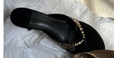Breakj New Clip Toe Cool Slippers Velvet Characters High And Fine And Round Head Slippers Women Summer