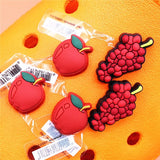 Various Fruit Designer Shoe Charms 5pcs/lot Croc Buckle Accessories Luxury Clog Jewelry Decorations Gift Preferred