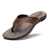 Men's Flip Flops Fashion Slippers Beach Casual Sandals Summer Shoes for Men Outside Slippers Big size 40~46 zapatos