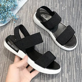 Sandals Stretch Tight 2023 Summer New Style Students Wear Fairy Roman Beach