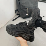 Brand Design Women Sneakers Cute Pink Chunky Shoes Ladies Breathable Mesh Trainers Women's Light White Sport