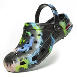 Summer Mens Clogs Sandals Camo Fashion Outdoor Beach Slippers Garden Shoes Male Plus Size Men's Flip