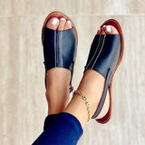 Sandals 2022 Summer Female Slippers Flat Woman Peep-toe Comfort Slip-on Sandalias Casual Shoes Mujer