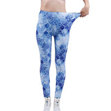 Fashion Women Leggings Beautiful Leaf Floral Printing High Waist Jeggings Stretch Pant Sexy Hot Sale Clothing