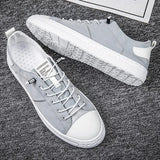 Sneakers Casual Canvas Men Shoes Autumn Unisex Fashion Breathable Low Top Lace Up Casual Shoes Mens Non-slip