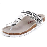Women Cork Slippers PU Leather Woman Sandals Fashion Flip Flops For Women Mule Clogs Slippers Female