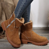 Breakj Boots Women's Winter 2025 New Tuffed Women's Shoes Warm Boots Thick Cotton Shoes Northeast Women's