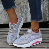Casual Women's Shoes Platform Flats Lady Beauty Sewing Fitness Shoe New Trendy Health Wedges Sneakers Size