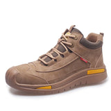 Boots Men Winter Work Shoes Water-Proof Anti-smash Security Safety Shoes Indestructible Work Boots Steel Toe Men