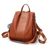 Fashion Women Backpack High Quality Youth Leather Backpacks For Teenage Girls Female School Shoulder Bag Bagpack