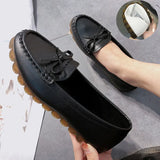 Breakj Shoes Women Spring New Flat Single Shoes Soft Sole Lazy One Foot Mother White Nurse