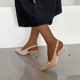 Breakj The Summer Of 2025, The New Word With Pearl Tip High Heels Fine Heels With Shallow Daily Casual Women's