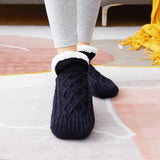 Woolen Socks Women Thicken Warm Home Bedroom Socks Slippers Men Non-slip Foot Warmer Snow Socks Calcetines