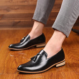 Breakj Men's Casual Plus Size Foot Shoes Fashion Loafers Barber One Foot Tide
