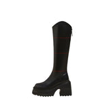 Breakj Style High-Sleeve Boots Winter 2025 Korean Version Of The Burst Net Red With The Same Leg Long Thin Fashion