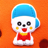 Pet Dog Shoe Charms Sheepdog Bulldog Bichon Frise Corgi Teddy Husky Shoes Accessories Decoration Fit Buckle Croc Kids
