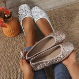 Breakj Glid Light-Mouthed Casual Shoes 2025 Spring And Autumn New Comfortable Women's Shoes One-Legged Bean Shoes Single