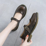 Student Lolita Shoes Woman Platform Mary Janes shoes Buckle Strap Cute Cosplay Uniform Woman Shoes Zapatos De