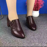 Breakj Spring And Autumn Casual Single Shoes New Women's Shoes Light Tip Thick And Comfortable Ladies Fashion Small Leather