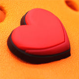 Skull Shoe Charms Tai Chi Pistol Submachine Gun Red Heart Shoes Accessories Decoration Fit Buckle Croc Jibz Kids