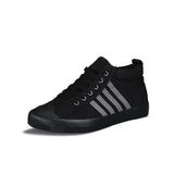 New Men Canvas Shoes Quality Breathable Hard-wearing Sneakers Comfort Plush Warm Lined Footwear Fashion Casual