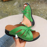 Breakj Slopes And Slippers Summer New Bow Fish Mouth Cold Slippers Rocking Line Beach Cool