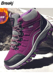 Sneakers Fall Winter Couple Casual Sports Running Shoes Flat Outdoor Hiking Boots Waterproof Walking Shoes Zapatos