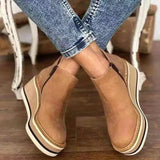 Shoes 2021 Autumn Black Rome Platform Boots Women Zipper Wedge Booties Size 43 Heeled Flat Ankle Boots Botas De