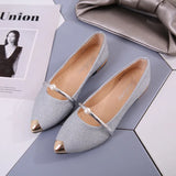 Summer Korean Version Of The New Women's Shoes Pointed Flat Shoes Shallow Mouth Single