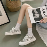 2022 summer fashion sneakers new breathable women canvas shoes cute girls college girls sneakers platform sports female