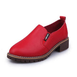 2020 New Style Spring Autumn Women Shoes Round Toe Oxford Shoes Woman PU Women Bullock Shoes Free