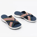 Women Summer 2022 Lightweight Slippers Sandals Shoes Women Low Heels Flip Flops Flat Sandalias Mujer Summer